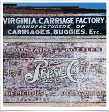 Roanoke Virginia - Carriage Sign